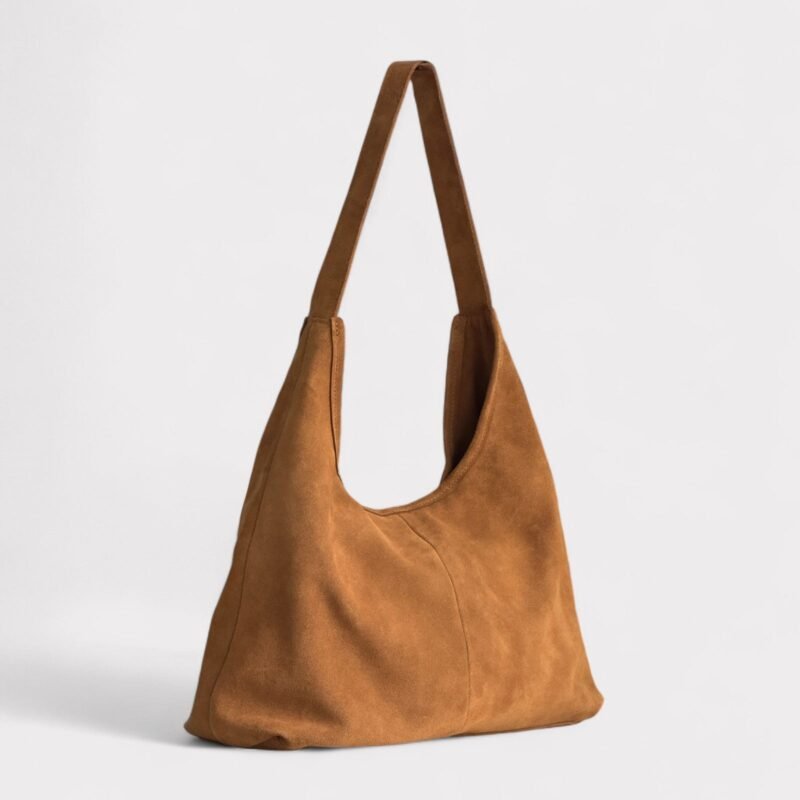 The Camel Suede Hobo