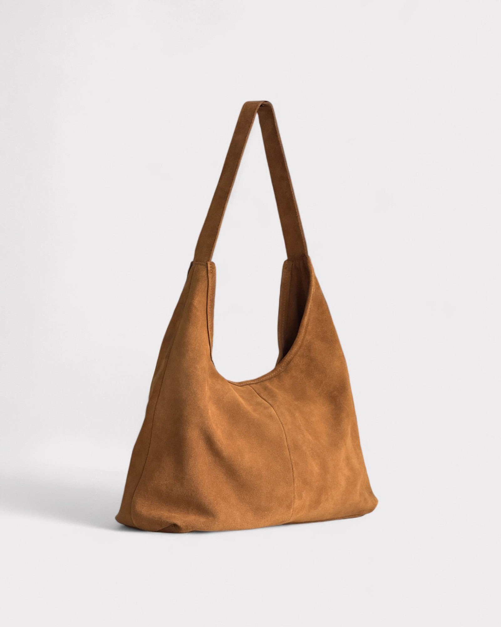 The Camel Suede Hobo
