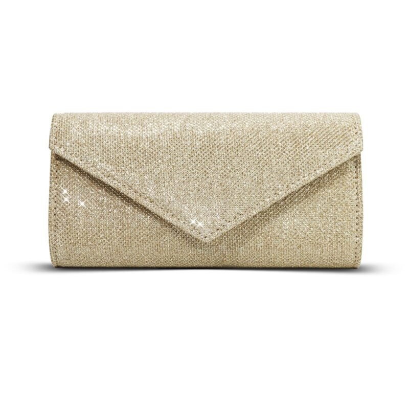 The Champagne Sequin Clutch