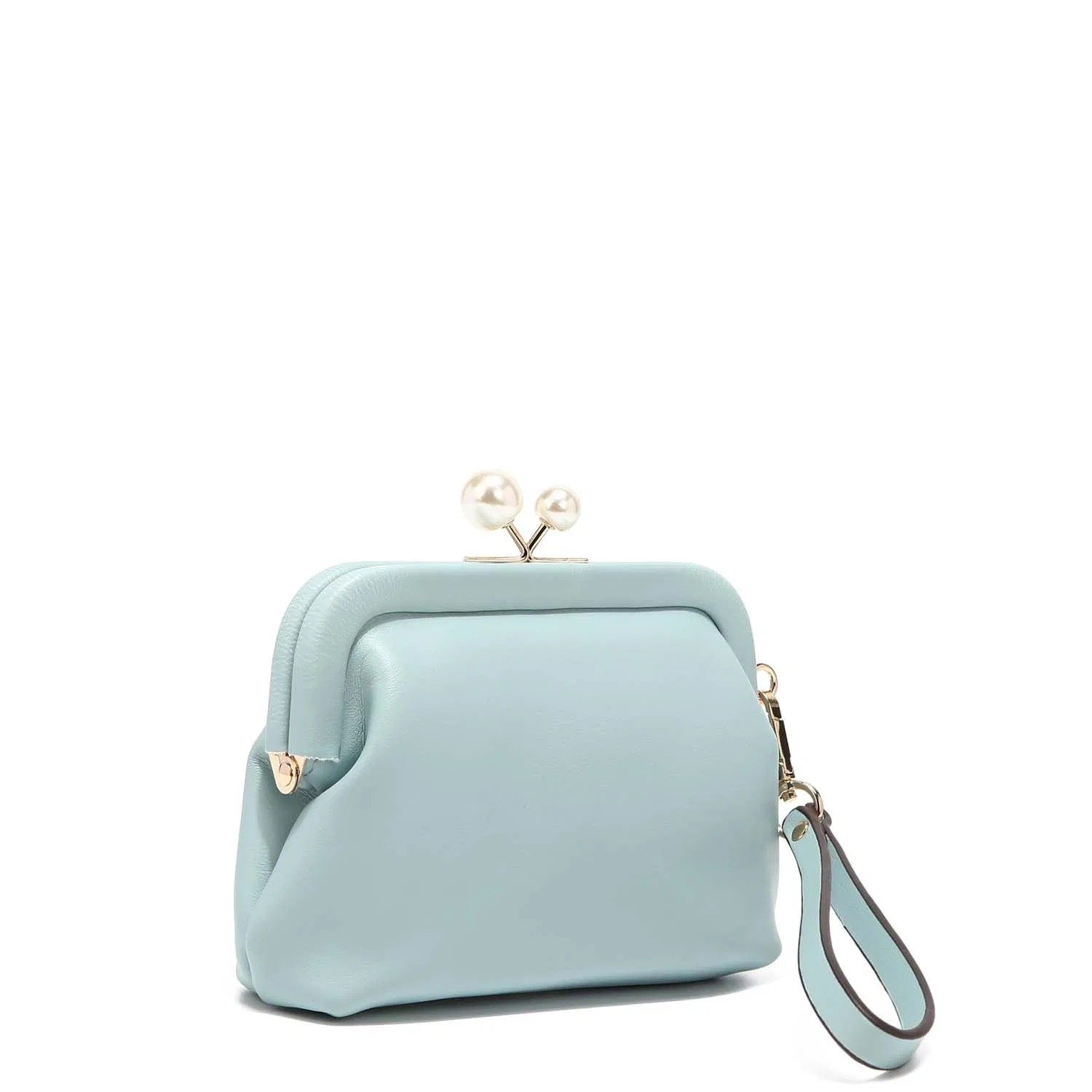 The Pearl Clasp Wristlet